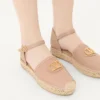 Vlogo Signature Ballerina από κοκκώδες δέρμα μοσχαριού 25 mm Vlogo Signature Ballerina από κοκκώδες δέρμα μοσχαριού 25 mm
