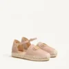 Vlogo Signature Ballerina από κοκκώδες δέρμα μοσχαριού 25 mm Vlogo Signature Ballerina από κοκκώδες δέρμα μοσχαριού 25 mm