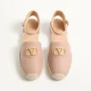 Vlogo Signature Ballerina από κοκκώδες δέρμα μοσχαριού 25 mm Vlogo Signature Ballerina από κοκκώδες δέρμα μοσχαριού 25 mm