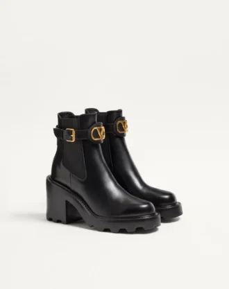Vlogo Signature Calfskin Beatle 90Mm