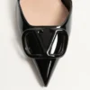 VLogo Signature γόβες με λουράκι από βερνικωμένο δέρμα 80Mm VLogo Signature γόβες με λουράκι από βερνικωμένο δέρμα 80Mm