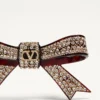Vlogo Signature Hair Clip In Resin, Metal And Crystals Vlogo Signature Hair Clip In Resin, Metal And Crystals
