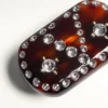 Vlogo Signature Hair Clip In Resin, Metal And Crystals