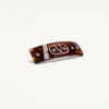 Vlogo Signature Hair Clip In Resin, Metal And Crystals Vlogo Signature Hair Clip In Resin, Metal And Crystals