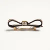 Vlogo Signature Hair Clip In Resin, Metal And Crystals Vlogo Signature Hair Clip In Resin, Metal And Crystals