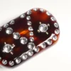 Vlogo Signature Hair Clip In Resin, Metal And Crystals