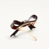 Vlogo Signature Hair Clip In Resin, Metal And Crystals Vlogo Signature Hair Clip In Resin, Metal And Crystals