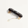 Vlogo Signature Hair Clip In Resin, Metal And Crystals
