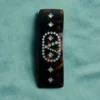 Vlogo Signature Hair Clip In Resin, Metal And Crystals Vlogo Signature Hair Clip In Resin, Metal And Crystals
