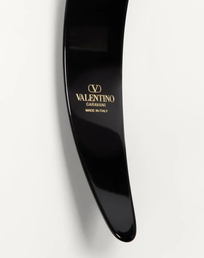 Vlogo Signature Headband In Resin, Metal And Crystals Vlogo Signature Headband In Resin, Metal And Crystals
