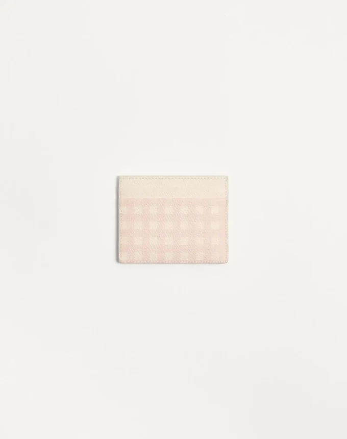 Vlogo Signature Le Chat De La Maison Cardholder από δέρμα μοσχαριού με κόκκους Vlogo Signature Le Chat De La Maison Cardholder από δέρμα μοσχαριού με κόκκους