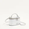 VLogo Signature Mini Vanity Bag από πλαστικοποιημένο δέρμα μοσχαριού VLogo Signature Mini Vanity Bag από πλαστικοποιημένο δέρμα μοσχαριού
