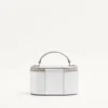 VLogo Signature Mini Vanity Bag από πλαστικοποιημένο δέρμα μοσχαριού VLogo Signature Mini Vanity Bag από πλαστικοποιημένο δέρμα μοσχαριού