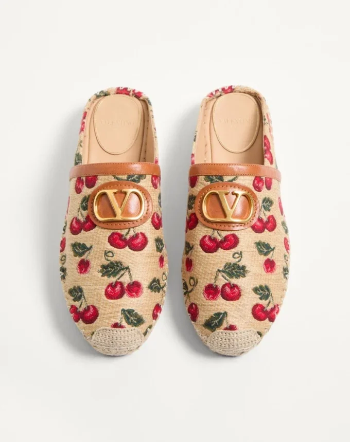 Vlogo Signature Mule με μοτίβο Cherryfic 25Mm Vlogo Signature Mule με μοτίβο Cherryfic 25Mm