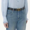 VLogo Signature Reversible Shiny Calfskin Belt – 30Mm / 1,2 ίντσες VLogo Signature Reversible Shiny Calfskin Belt – 30Mm / 1,2 ίντσες