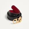 VLogo Signature Reversible Shiny Calfskin Belt – 30Mm / 1,2 ίντσες VLogo Signature Reversible Shiny Calfskin Belt – 30Mm / 1,2 ίντσες