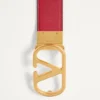 VLogo Signature Reversible Shiny Calfskin Belt – 30Mm / 1,2 ίντσες VLogo Signature Reversible Shiny Calfskin Belt – 30Mm / 1,2 ίντσες