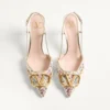 VLogo Signature Slingback Décolleté με κεντημένο μοτίβο Rhombelle 80Mm VLogo Signature Slingback Décolleté με κεντημένο μοτίβο Rhombelle 80Mm