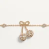 Βραχιόλι Cherryfic από μέταλλο και κρύσταλλα Swarovski® Βραχιόλι Cherryfic από μέταλλο και κρύσταλλα Swarovski®