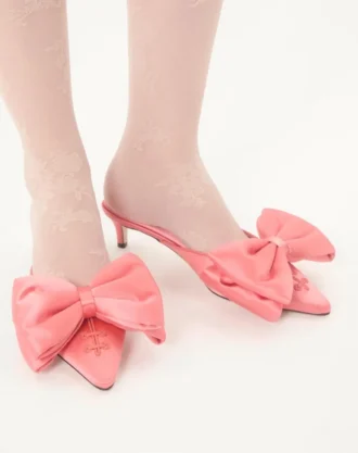 Yolande Satin Mule 45MM