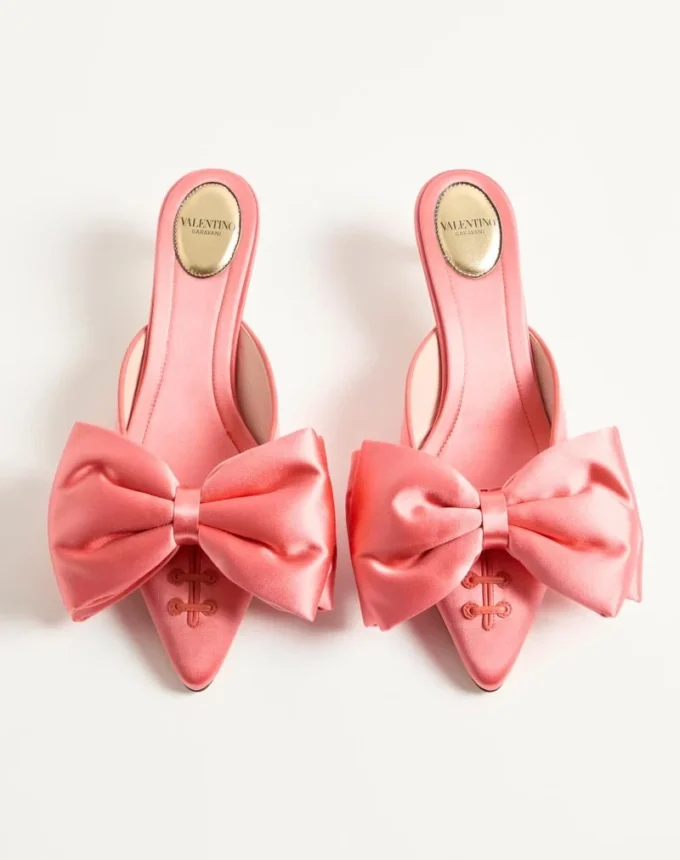 Yolande Satin Mule 45MM