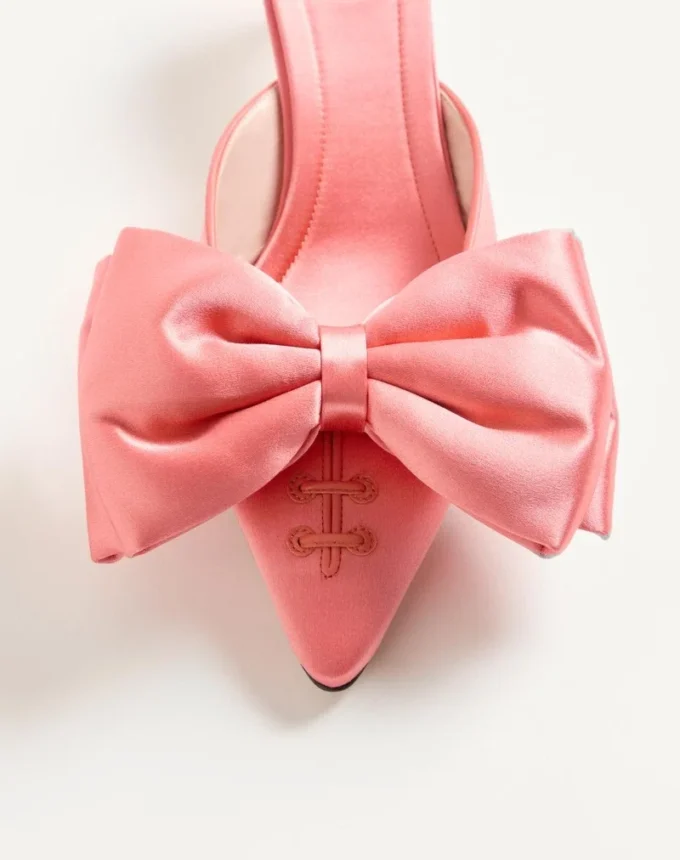 Yolande Satin Mule 45MM