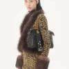 Ζακέτα από πλεκτό Lurex με ζακάρ animal print Ζακέτα από πλεκτό Lurex με ζακάρ animal print