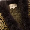 Ζακέτα από πλεκτό Lurex με ζακάρ animal print Ζακέτα από πλεκτό Lurex με ζακάρ animal print