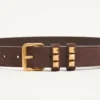 Ζώνη Flaneuse από σουέτ 30 mm