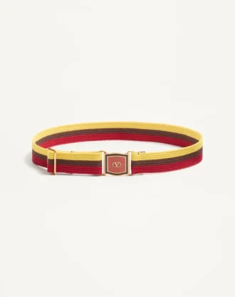 Ζώνη με κορδέλα και λογότυπο Vlogo 40 mm