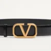 Ζώνη Vlogo Signature από δέρμα μοσχαριού