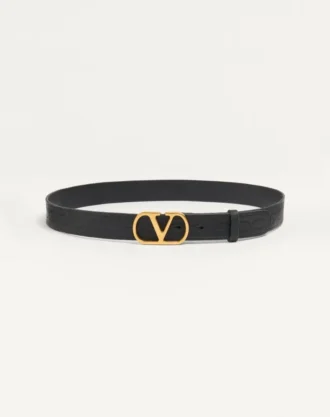 Ζώνη VLogo Signature από δέρμα μοσχαριού 30 mm