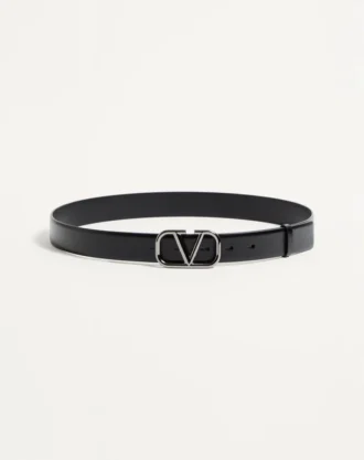 Ζώνη VLogo Signature από δέρμα μοσχαριού 30 mm