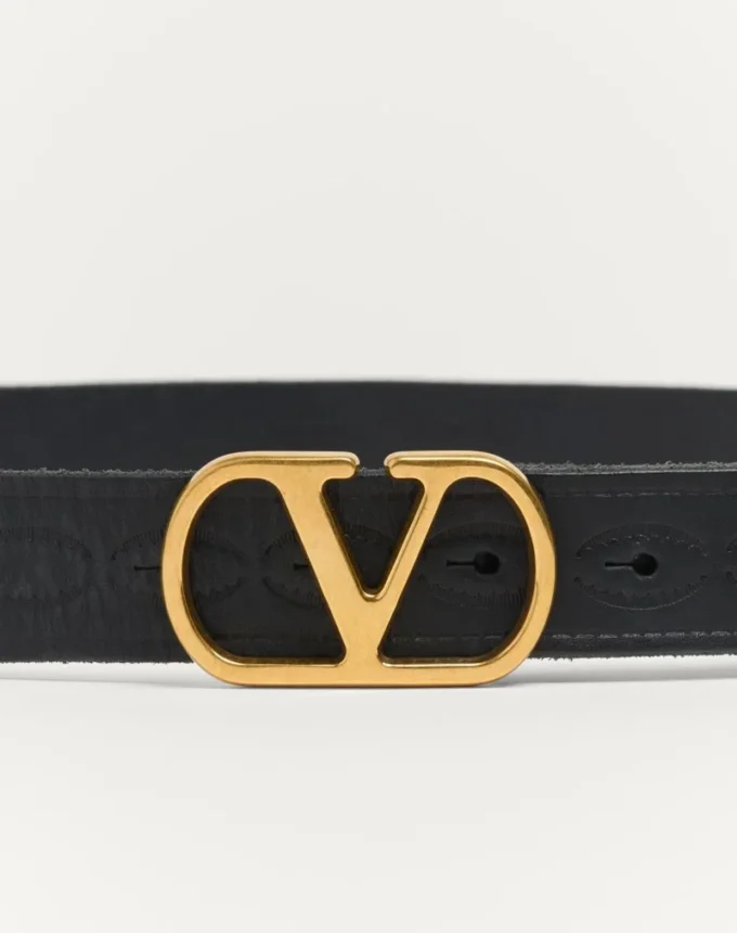 Ζώνη VLogo Signature από δέρμα μοσχαριού 30 mm Ζώνη VLogo Signature από δέρμα μοσχαριού 30 mm