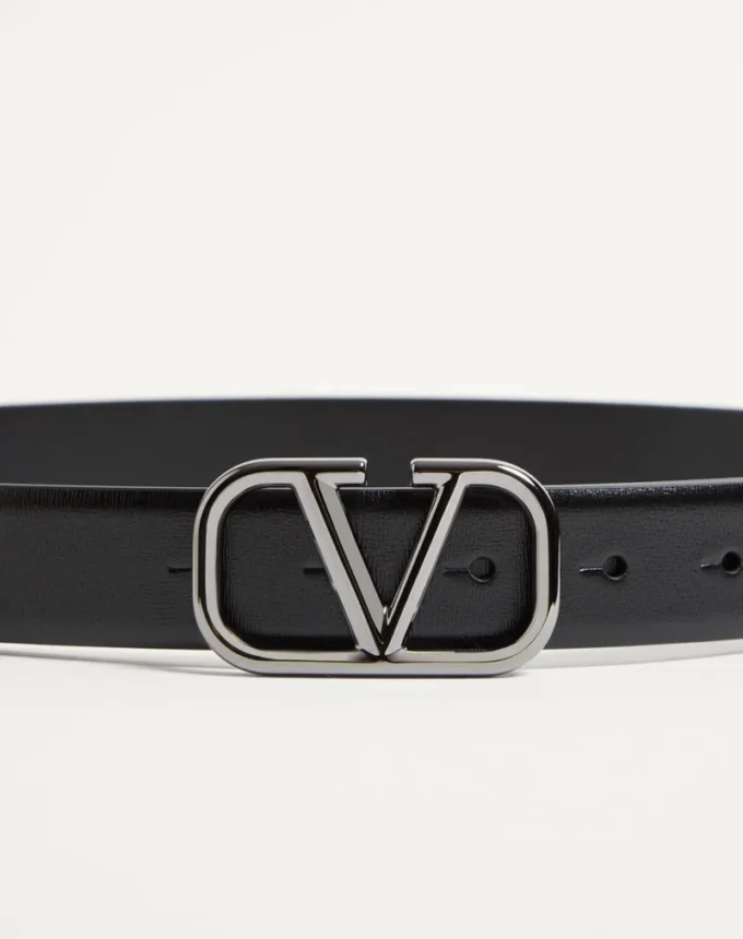 Ζώνη VLogo Signature από δέρμα μοσχαριού 30 mm