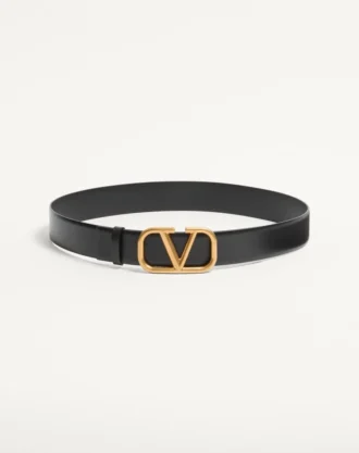 Ζώνη Vlogo Signature από δέρμα μοσχαριού 40 mm