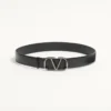 Ζώνη Vlogo Signature από δέρμα μοσχαριού 40 mm