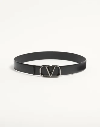 Ζώνη Vlogo Signature από δέρμα μοσχαριού 40 mm