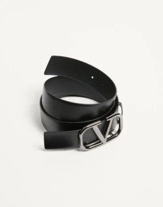Ζώνη Vlogo Signature από δέρμα μοσχαριού 40 mm