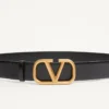 Ζώνη Vlogo Signature από δέρμα μοσχαριού 40 mm