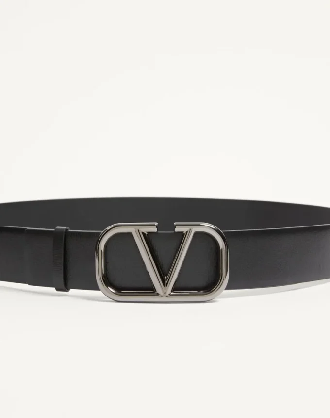 Ζώνη Vlogo Signature από δέρμα μοσχαριού 40 mm