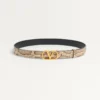 Ζώνη Vlogo Signature από δέρμα πύθωνα 30 mm Ζώνη Vlogo Signature από δέρμα πύθωνα 30 mm