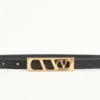 Ζώνη VLogo Signature από γυαλιστερό δέρμα μοσχαριού 15 mm Ζώνη VLogo Signature από γυαλιστερό δέρμα μοσχαριού 15 mm