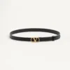 Ζώνη Vlogo Signature από γυαλιστερό δέρμα μοσχαριού 20 mm Ζώνη Vlogo Signature από γυαλιστερό δέρμα μοσχαριού 20 mm