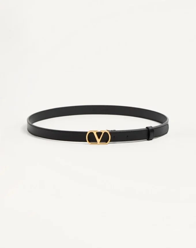 Ζώνη Vlogo Signature από γυαλιστερό δέρμα μοσχαριού 20 mm Ζώνη Vlogo Signature από γυαλιστερό δέρμα μοσχαριού 20 mm