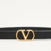 Ζώνη Vlogo Signature από γυαλιστερό δέρμα μοσχαριού 20 mm Ζώνη Vlogo Signature από γυαλιστερό δέρμα μοσχαριού 20 mm