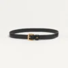 Ζώνη Vlogo Signature από γυαλιστερό δέρμα μοσχαριού 25 mm Ζώνη Vlogo Signature από γυαλιστερό δέρμα μοσχαριού 25 mm